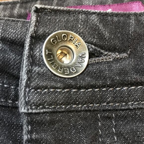 Gloria Vanderbilt Denim Mid-Rise Wide Leg Jeans 12P - Picture 6 of 6